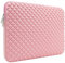 RAINYEAR 14 Pollici Custodia Protettiva per Laptop Computer Portatili Imbottita Sleeve Resistente Agli Urti Caso Borsa Con Schiuma Motivo a Diamante,Compatibile 14 Chromebook Notebook,Rosa