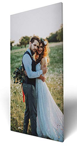 wandmotiv24 Leinwandbild - Foto auf Leinwand mit Online-Vorschau - personalisierte Wanddeko - Bild mit Wunschmotiv - Fotogeschenk - 20x40 cm