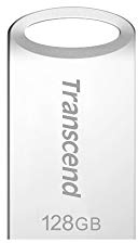 Transcend 128GB JetFlash, kleiner und kompakter USB-Stick 3.1 Gen 1 (für Schlüsselbund), Silber - TS128GJF710S