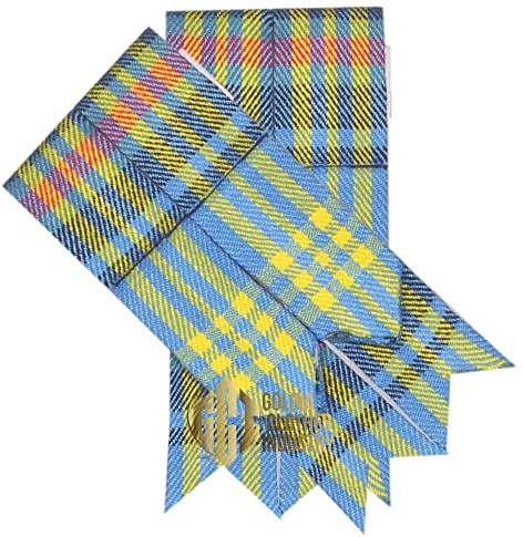 Goldia Clothes Industry Kilts Hose Flashes I Scottish Traditional Socks Flashes (Bell Of Border)