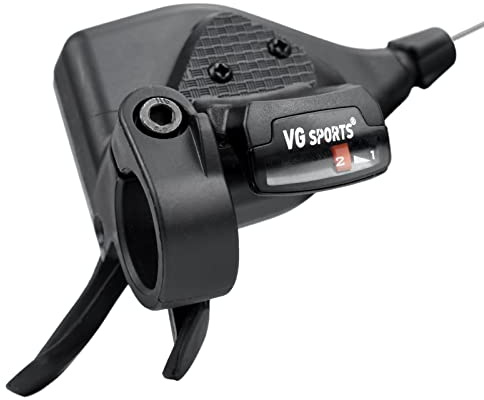 VG SPORTS MTB Bike Shifter Levers, 2 Speed Left Lever Shifter with Gear Indicator