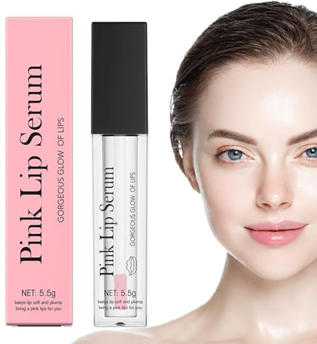 Pink Lip Se-rum Plumper | Hydration Lip Gloss | Pink Lip Ser-um Plump Gorgeous Glow Of Lips | Glow Color Changing Lip Oil | Feuchtigkeit Und Reduziert Feine Linien - Repair Lippenöl