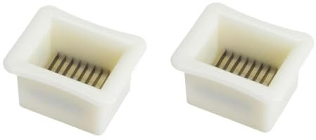 TOPBATHY 2 Pz Tagliafagioli attrezzo sgranatrice di piselli fagiolo palo cutter multifunzionale taglierino trituratore affettatrice per fagioli multifunzione Acciaio inossidabile bianca