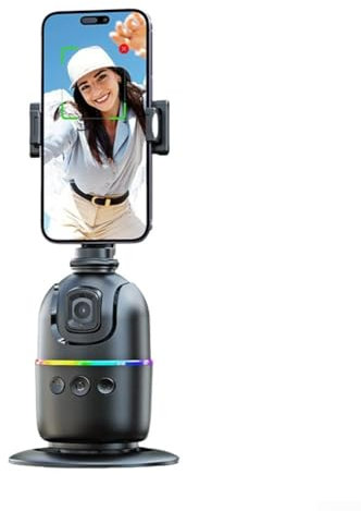 Elegante estabilizador de cardán de diseño negro moderno y elegante equipo de filmación (P03)