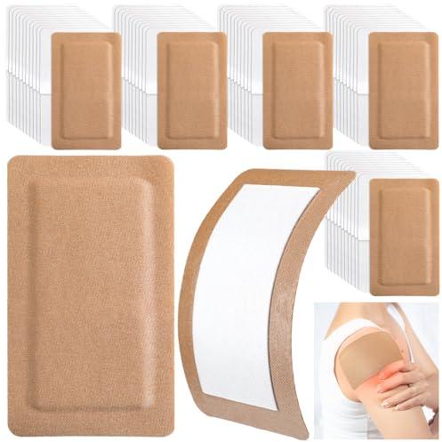 Geiserailie 120 Pcs Flexible Extra Large Adhesive Bandages 5 x 3 Sterile Fabric Adhesive Bandages with Non Stick Pad, Latex Free for Wound Care