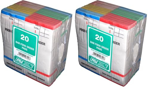 Caterpack by Robinson Young - Restaurant/Cafe/Takeaway Food/Waiter/Waitress Bar Food Pads - 20 Pads (Pack of 2)