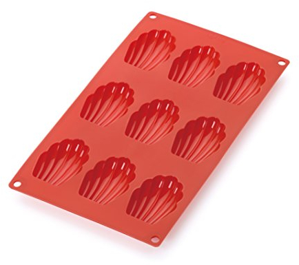 Lékué Gourmet - Stampo da 9 per muffin, colore rosso