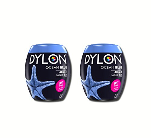 New Dylon Maschinenfärbemittel, 350 g, Ozeanblau, 2 Stück