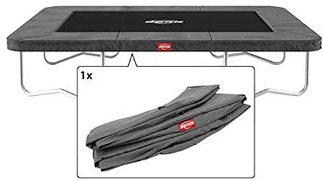 BERG Trampolin Schutzrand rechteckig Federabdeckung 280 x 190 cm Randabdeckung Grau - Ultim Favorit Regular