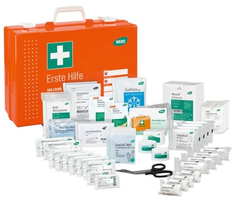 First aid kit DIN 13169 operation — WERO Werotop 450, large first aid kit, robust & compliant with standards