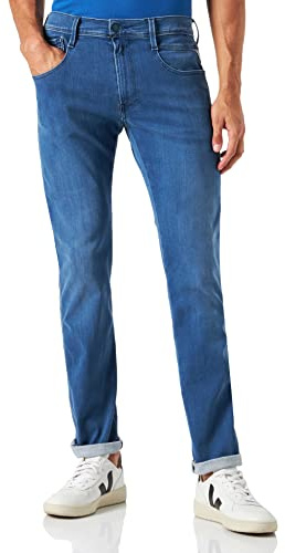 Replay Men's Anbass Forever Blue Jeans, 009 Medium Blue, 30W x 30L