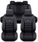 XLUMIO Auto Sitzbezüge Sets für Mercedes Benz GLC 200 200d 220d 260 300 300d 300e 300de 400d, 5 Sitzer PU Leder Wasserdichter Komfort Sitzbezug, Schonbezüge Sitzschoner Vorne und Hinten, C Black