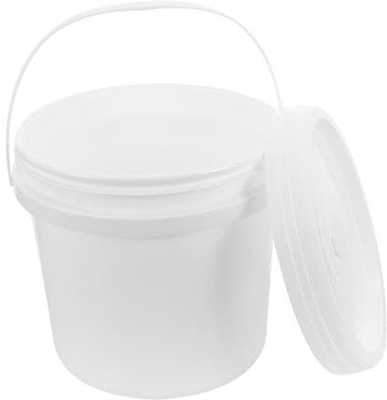 MAGICLULU Dispenser di Salviettine Umidificate Portatile in Plastica da 5l per Bagno e Viaggio, Leggero e Facile da Pulire Manico Bianco