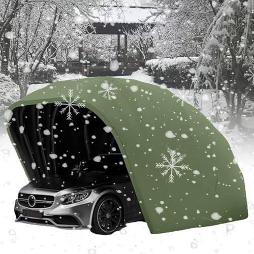 Carport in acciaio inossidabile 5,5*2,5*2,3 m, garage retrattile semiautomatico, tenda per auto pieghevole e impermeabile resistente con rivestimento in PVC Oxford, tettoia per parcheggio,Verde
