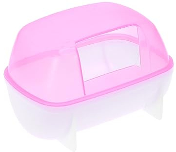 TOBBOMEY 500g Hamster Chinchilla Bathroom Pet Bath Sand Bath House Sand for Small Pets