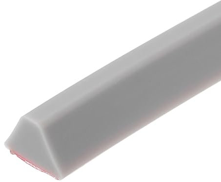 QUARKZMAN Barriera Doccia Pieghevole, Striscia Paracqua in Silicone da 67 Pollici 0.6 Pollici L 0.4 Pollici A Fermacqua Autoadesivo Separazione Asciutto e Bagnato per Bagno, Grigio
