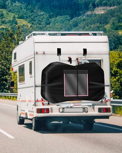 SUPAREE Housse de Protection Velo Exterieur Housse Velo Transport Porte Velo Bache Velo pour Camping Car pour 2 à 3 Vélos 420D Oxford Heavy Duty Impermeable pour Voiture Voyages