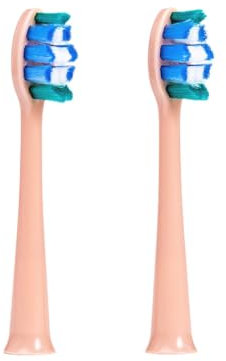 Whites Beaconsfield Replacement Toothbrush Heads - 2 Pack, Compatible with Whites Rose Gold Electric Toothbrush, Advanced Bristle Design for Optimal Cleaning, Easy to Replace, Long-Lasting Performance