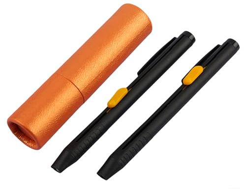 Tailors Chalk – 2 stycken sömnadskrita för tyg, 13,2 cm osynlig markör med påfyllningar | Vaxkritor sömnadshantverk för byråtillverkare skräddarsytt plagg bomull papper och möbelmärkning