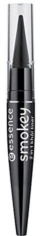 essence - Eyeliner - smokey 2 in 1 khol liner 01 - smokey black