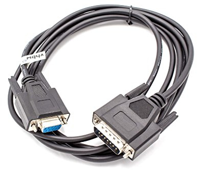 vhbw Programmierkabel RS-232 kompatibel mit Siemens Simatic OP25, OP17, OP15, OP35, OP27 Computer & Peripheriegeräte - Seriell Adapter, 300 cm Schwarz