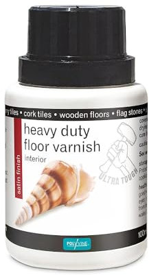 Polyvine Heavy Duty Floor Varnish Satin 100ml
