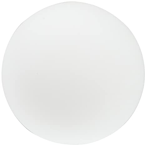 HOMSFOU Globo de Cristal Esmerilado de 15Cm - Pantalla de Lámpara Para Poste, Reemplazo de Sombra, Cubierta de Luz Esfera Redonda