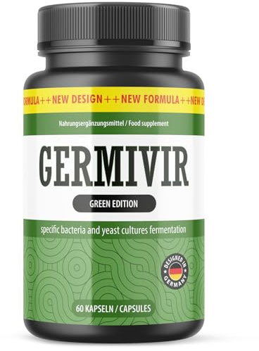 Germivir Green Edition Cápsulas - para tu equilibrio interior - contra los parásitos - 60 cápsulas Contenido 1x