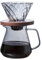 GBNYTT Caffettiera Grigio Scuro Caffè Sharing Pot, Caffettiera Percolatore, Set da Caffè 500ML, Con Filtro, Caffettiera