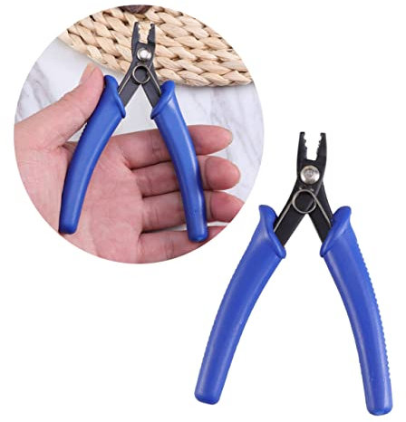 OSALADI Drahtschneider Zange Mit Hebelgriff Seitenschneider Aus Hochwertiger Stahllegierung Für Kabel Drähte Ösenstifte Nietstifte Rutschfeste Griffe