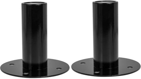 NUOBESTY 2piezas Bandeja para Soporte De Altavoz Metálica Base De Altavoz para Escenario Soporte De para Uso Interiores y Exteriores