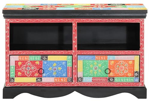 Lauuoeriau Gabinetes y estantes de almacenamiento de medios de madera multicolor, armarios medianos y estantes de almacenamiento de medios