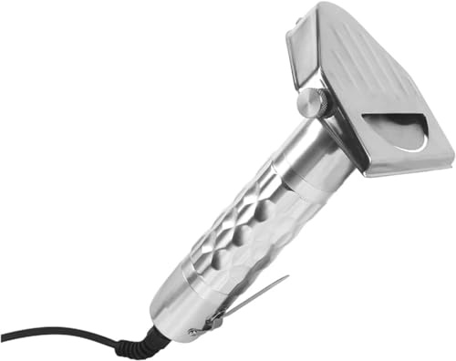 KLYDBMYT Cortadora eléctrica de Carne para Kebab: Grosor Ajustable de 1 a 8 mm, portátil con 2 Cuchillas, Ideal para restaurantes y Bares.