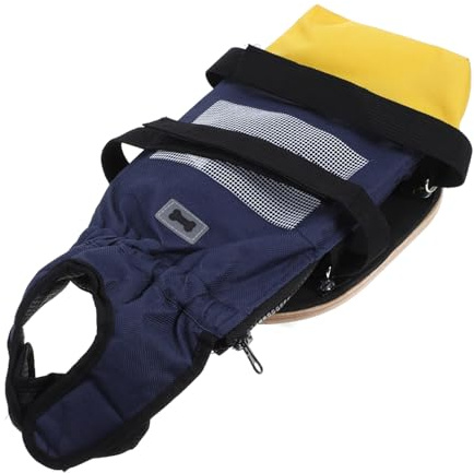 UPKOCH Carrozzina per Cani Leggera e Portatile con Ruote Silenziose in Poliestere e Design Ridotto per Sforzo per Uso Indoor e Outdoor