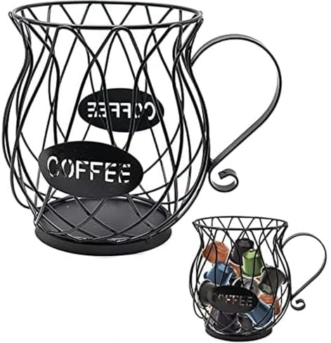 Smilbaley Cestino Della Capsula Del Caffè, Cestino di Immagazzinaggio Del Caffè, Canestro di Immagazzinaggio Della Capsula Del Espresso, Accessori caffè, Usato per Conservare , Gelatina, Caramelle