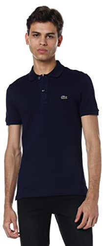 Lacoste L1212 Polo, Blu (Marine), XS Uomo