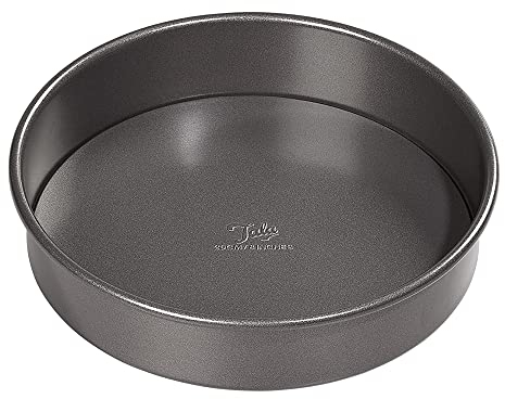 Tala Sandwich Tin - Non-Stick Baking Pan with Loose Base - Even Heat Distribution Cheesecake Tin - Carbon Steel, Dishwasher and Freezer Safe Cake Tins for Baking - 20cm