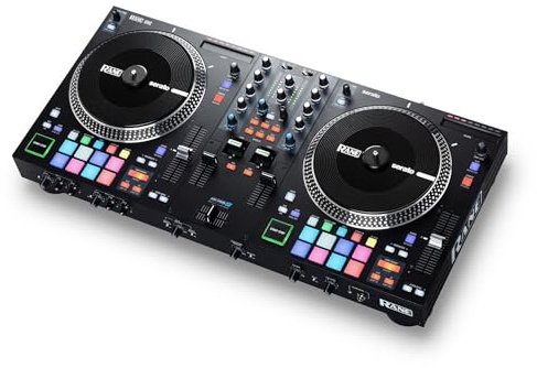 Rane ONE, Komplettes DJ-Set und DJ-Controller für Serato DJ mit Integriertem DJ-Mixer, Motorisierten Plattentellern und Serato DJ Pro Enthalten