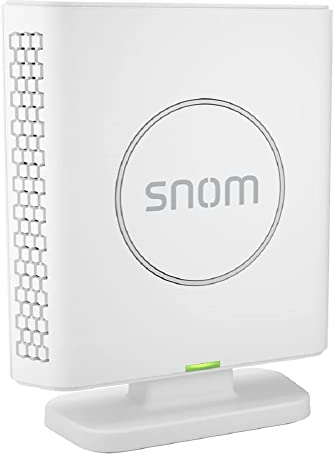 Snom M400 SC IP DECT Singlecell-Basisstation, bis zu 20 Mobilteile, bis zu 10 Paralell-Anrufe und 20 SIP-Konten, Breitband-Audio, PoE, 3 Jahre Herstellergarantie, Weiß; 00004587