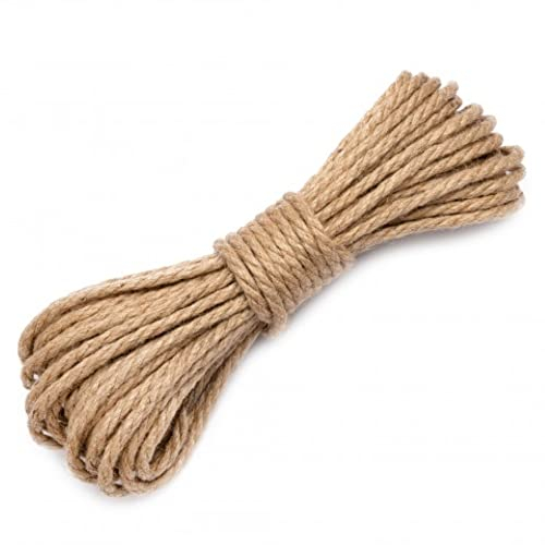Juteseil. Jute Rope. Juteschnur. Dekokordel. Jutekordel. Schnur aus Jute 8mm / 30m