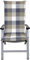 Hochlehner Auflage 2er Set Gartenstühle 120x50 cm Grau-Blau WAOCMA - Made in EU mit ÖkoTex100 (120x50x6cm (4er Pack)) (120x50x6cm (2er Pack))