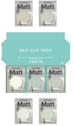 Rust-Oleum Wall Paint in Matt Finish - Fresh Greens Tester Box