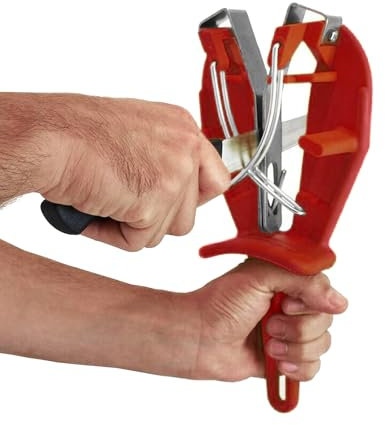 Bobet Aiguiseur SHARP'EASY Affûteur Manuel Couteaux de cuisine - Redresse et entretient les lames (Rouge)