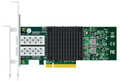 GLOTRENDS ST7286 Scheda di rete 2 porte 10GbE SFP+ PCIe 3.0 x8, Mellanox ConnectX-3, RDMA (RoCE), per Server & Storage