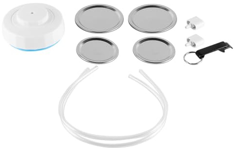 Laroal Mason Jar Vacuum Seal Kit w/Hose Portable Jar Sealer Vacuum Sealer Food Storage Set for Wide/Regular Mouth Mason Jar
