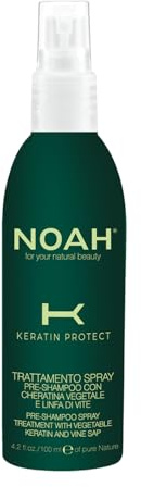 NOAH Pre-Shampoo Spray Treatment 100ml – Repairing Pre-Wash Hair Treatment with Vegetable Keratin & Vine Sap | Strengthens Damaged, Brittle & Chemically Treated Hair | Silicone & Paraben-Free