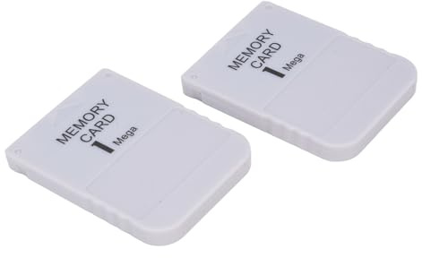 Gedourain 1 MB Höghastighetsminneskort för Classic Gaming System, Snabb Drift för Spelare på Resande Fot (2 st)