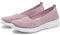 Minjet Zapatos Casuales para Caminar para Mujer Zapatillas sin Cordones Transpirable Ligero Fitness Sneakers