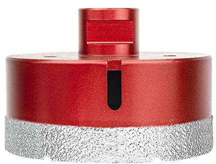 Meccion Diamant Lochsäge Bohrkrone M14 Winkelschleifer Diamantbohrkrone für Fliesen/Granit/Marmor/Porzellan/Glas/Keramik (90mm)