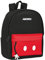 Safta M902 MICKEY MOUSE Mickey Mood Laptop-Rucksack, ideal für Jugendliche verschiedener Altersgruppen, bequem und vielseitig, Qualität und Widerstandsfähigkeit, 31 x 16 x 40 cm, Schwarz und Rot, Unisex Kinder, schwarz/rot, Estándar, Casual